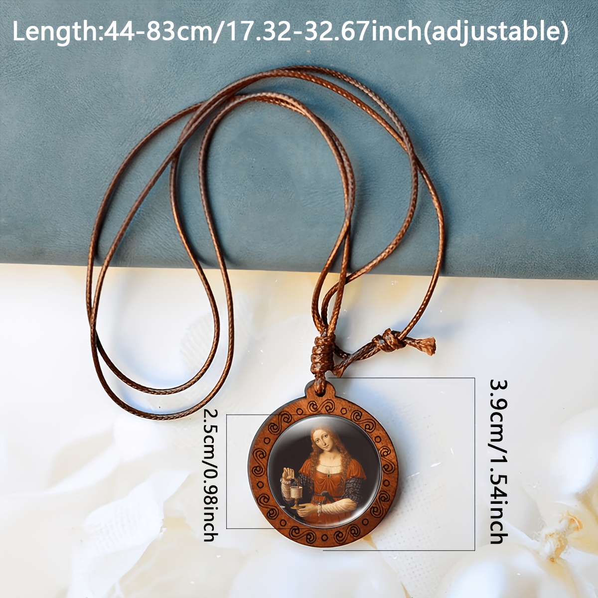 Handcrafted Vintage Necklace with Time Gemstones